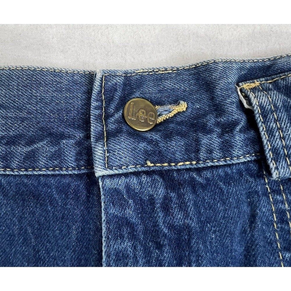 Vtg Lee Curvy Mom Jeans Tapered 80s Union Made USA High Rise Womens 26” Waist - Picture 6 of 14